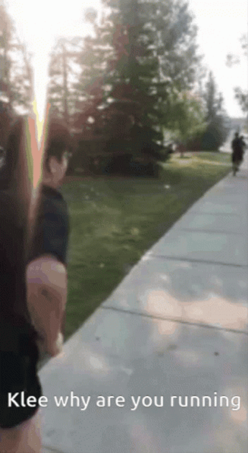 Why Are You Running After Klee GIF