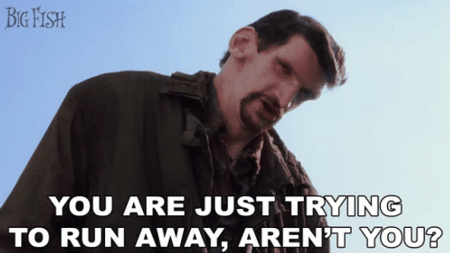 Why Are You Running Matthew McGrory GIF