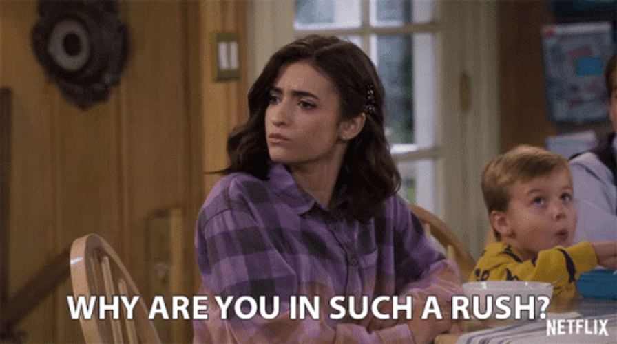 Why Are You Running Ramona Gibbler GIF