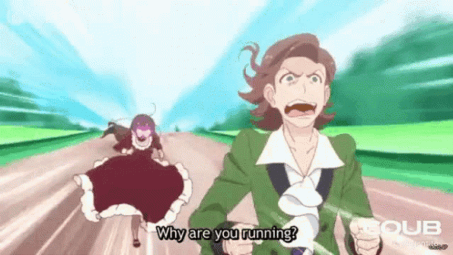 Why Are You Running Reiji Kirio GIF