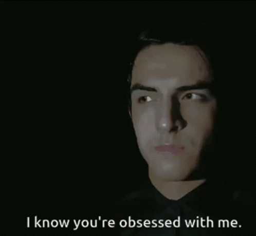 Why Are You So Obsessed With Me Intense Stare GIF