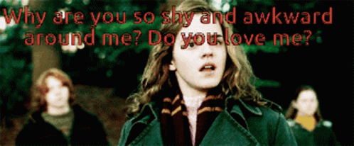 Why Are You So Shy And Awkward Around Me? Do You Love Me? GIF