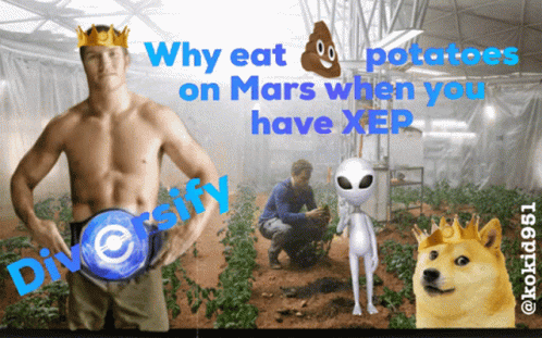Why Eat Potatoes On Mars Poster GIF