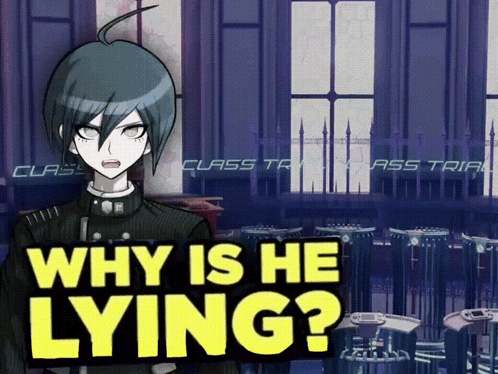 Why Is He Lying Poster Next to Boy