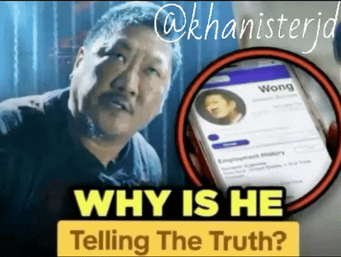 Why Is He Telling The Truth With A Picture Of A Man And A Cell Phone GIF