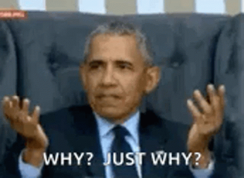 Why Just Why Barack Obama GIF