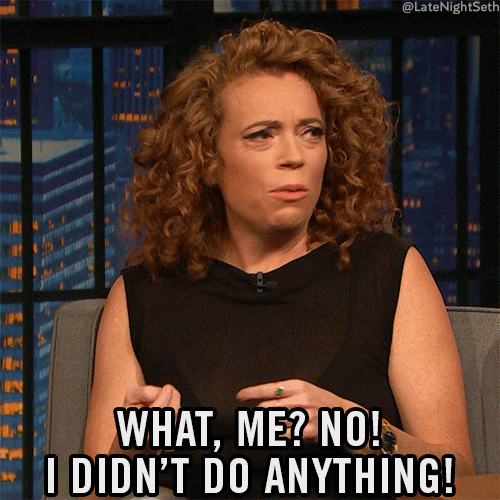 Why Me Bewildered Michelle Wolf GIF