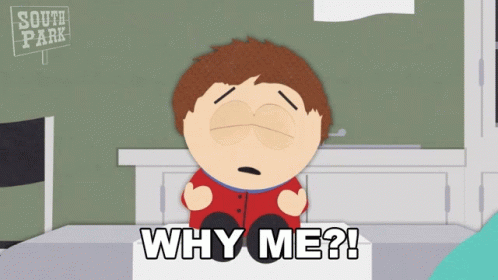 Why Me Clyde Donovan South Park GIF