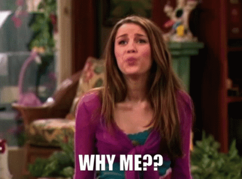 Why Me Miley Cyrus Disheartened GIF