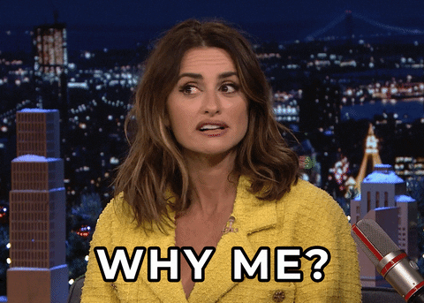 Why Me Penelope Cruz Eye Roll GIF