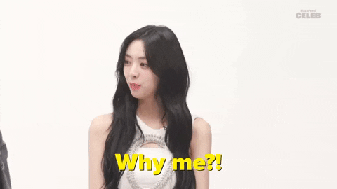 Why Me Pretty Asian Lady GIF