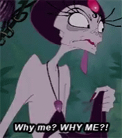 Why Me Upset Yzma Emperors New Groove GIF