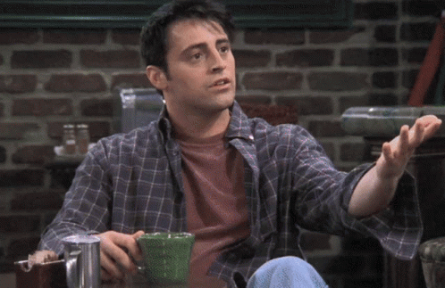 Why Not Friends Joey Tribbiani Matt Le Blanc GIF