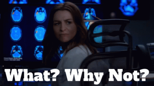 Why Not Grey's Anatomy Amelia Shepherd GIF