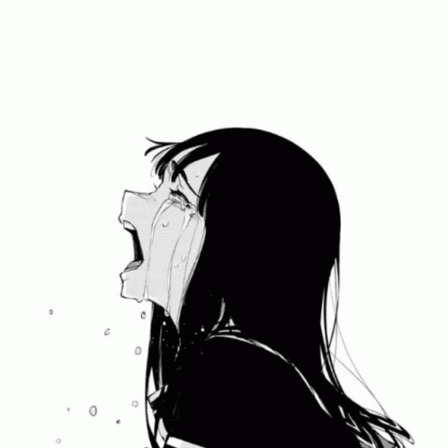 Why Not Me Crying Sad Anime Girl GIF