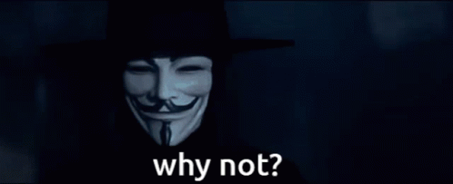 Why Not V For Vendetta 2006 Movie GIF