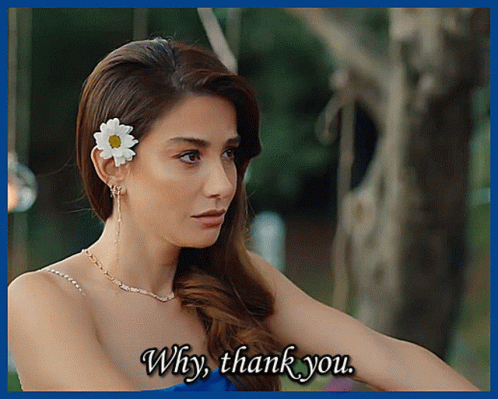 Why Thank You Flirty Smile GIF