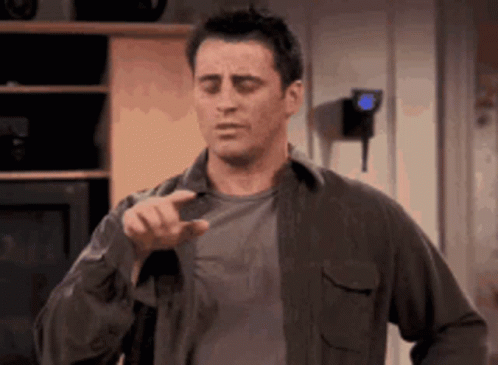 Why You Always Lying Joey Tribbiani Friends GIF