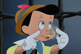 Why You Always Lying Pinocchio Nose Getting Longer GIF
