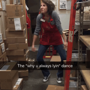 Why You Always Lying Silly Dance GIF