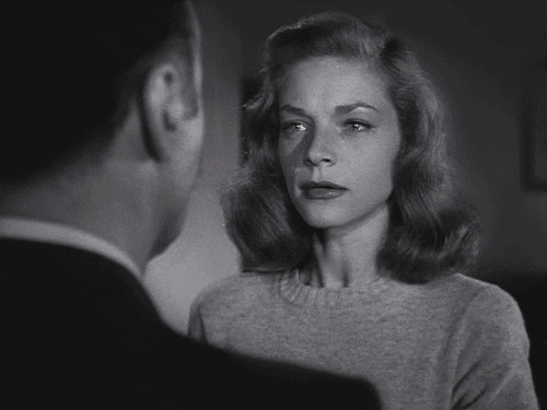 Why You Always Lying Vintage Lauren Bacall GIF