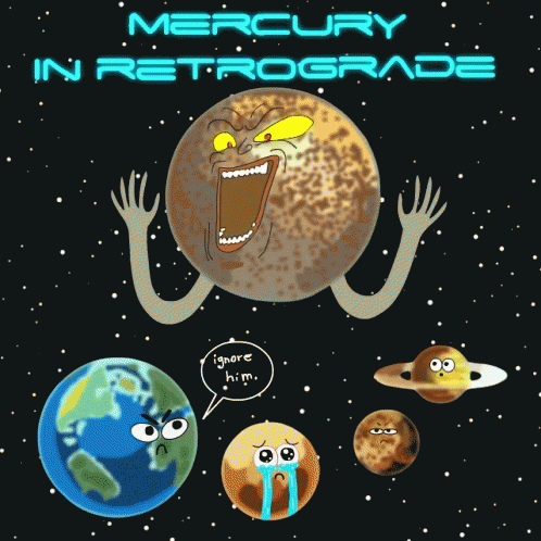 Wicked Laughing Mercury Confused Planets GIF