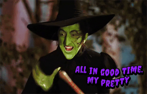 Wicked Witch All In Good Time GIF