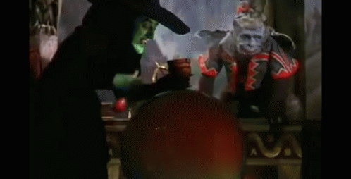 Wicked Witch Of The West Big Crystal Ball GIF