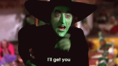 Wicked Witch Of The West Ill Get You GIF