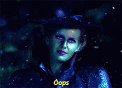 Wicked Witch Of The West Oops GIF