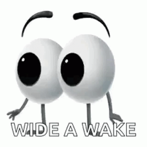 Wide Awake Cartoon Eyes