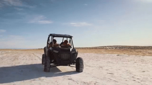 Wide Desert Buggy Ride GIF