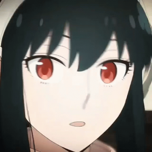 Wide Eyes Yor Shocked Response GIF