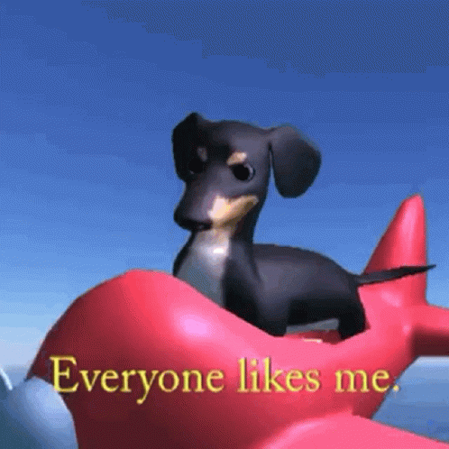 Wiener Dog Everyone Likes Me GIF
