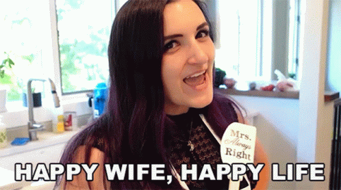 Wife Quotes Happy Wife Happy Life Laurenz Side GIF
