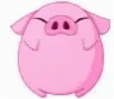 Pig Happy Wiggle Time GIF