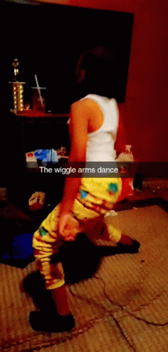 Cute Kid Wiggle Dance GIF