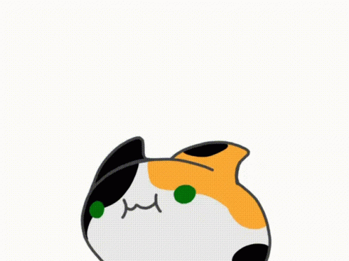 Mochi Calico Cat Wiggle GIF
