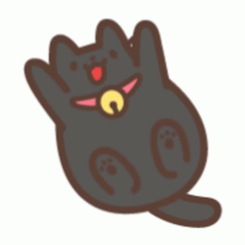 Wiggle Wiggle Chococat Yellow Pendant GIF