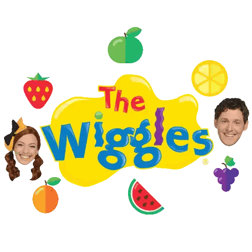 Wiggles Logo Man Woman Faces