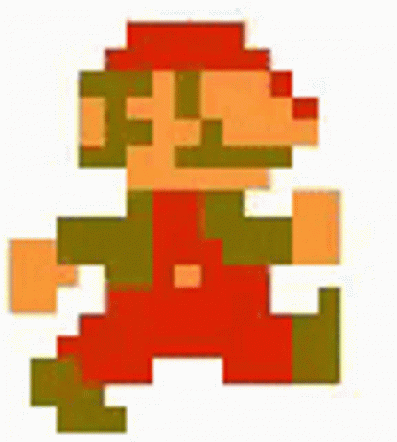 Wiggly Pixel Mario GIF