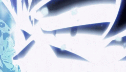 Goku Ultra Instinct Bubble Generation GIF
