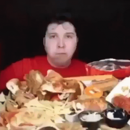 Wild Youtuber Nikocado Avocado Throwing Food GIF