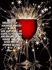 Wildest Dream Ask Seek Knock July Blessings GIF