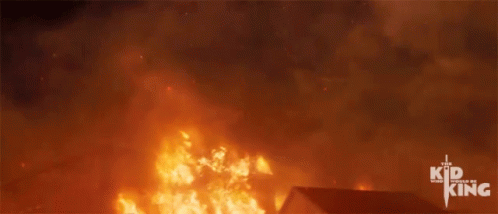 Wildfire Kings Landing Burning Game Of Thrones GIF