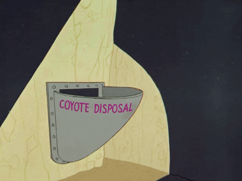 Wile E Coyote Disposed GIF