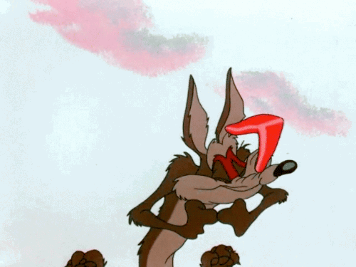Wile E Coyote Yum Let's Go GIF