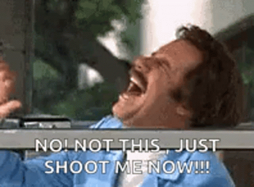 Will Ferell Hysterical Shoot Kill Me Now GIF