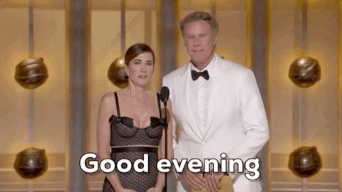 Will Ferrell Interview Good Evening GIF