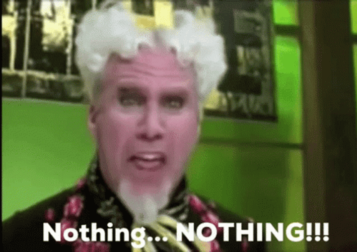 Will Ferrell Shouting Nothing GIF